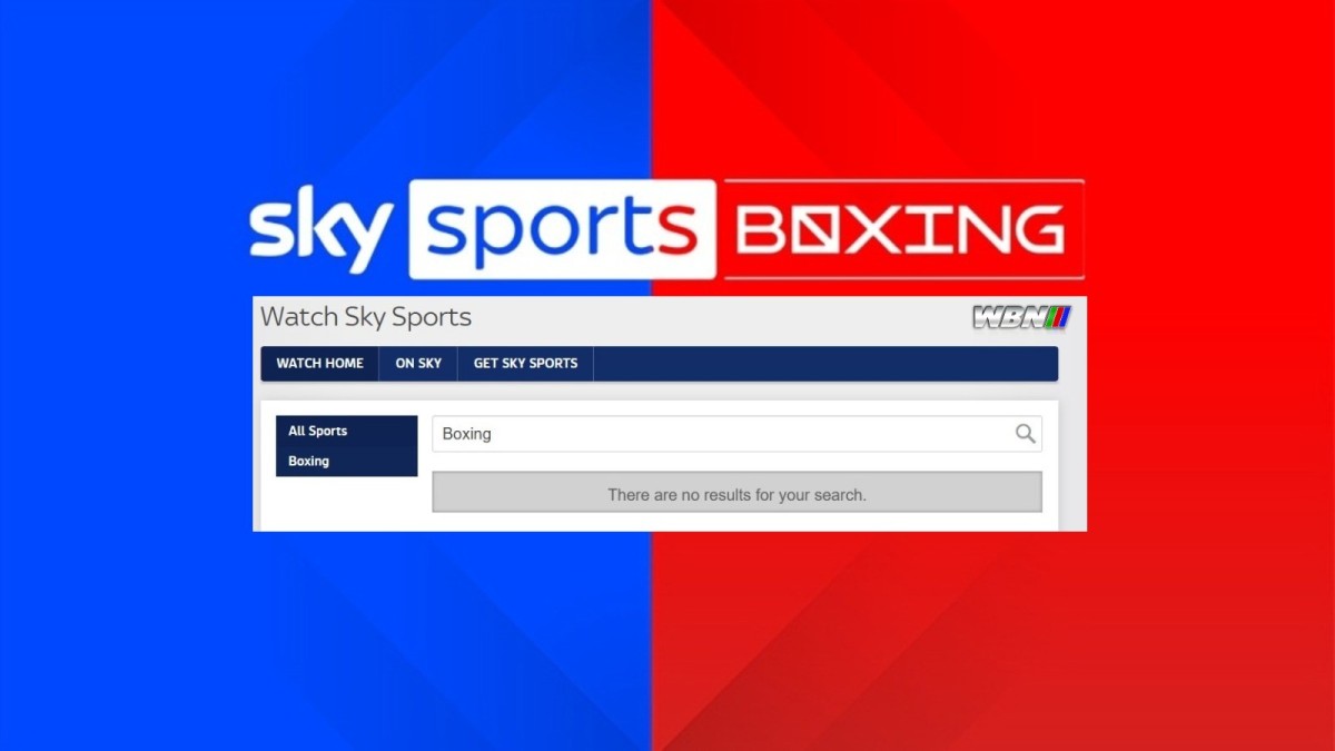 Sky Sports No Boxing 2025