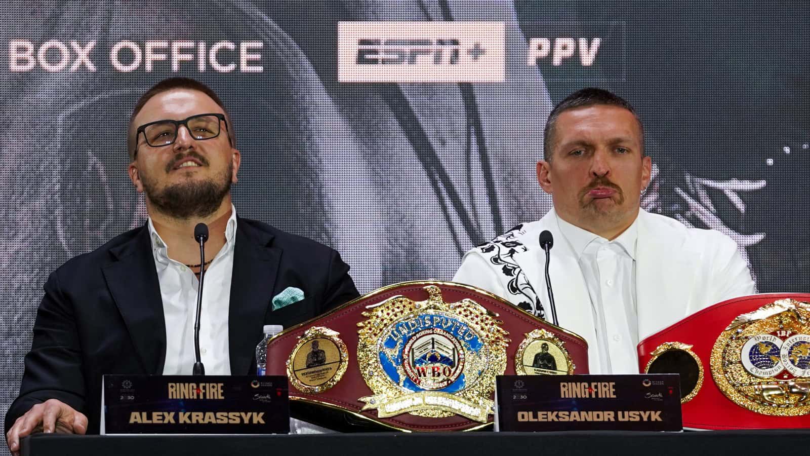 Usyk promoter Alexander Krassyuk