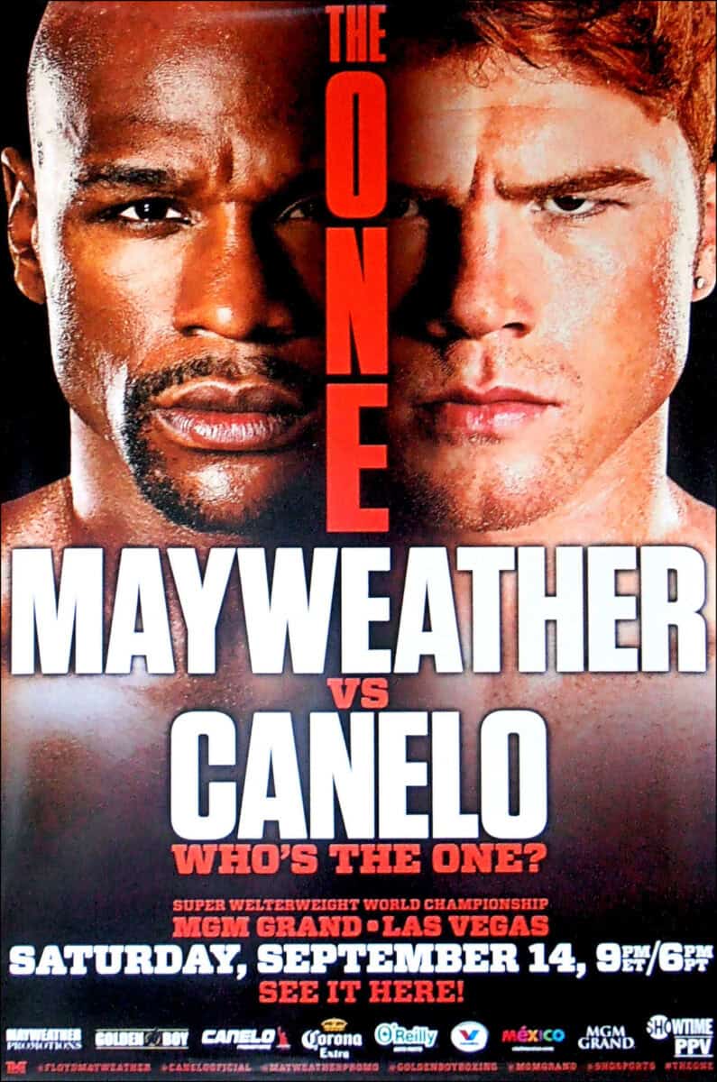 Flojd Mejveder vs Canelo poster