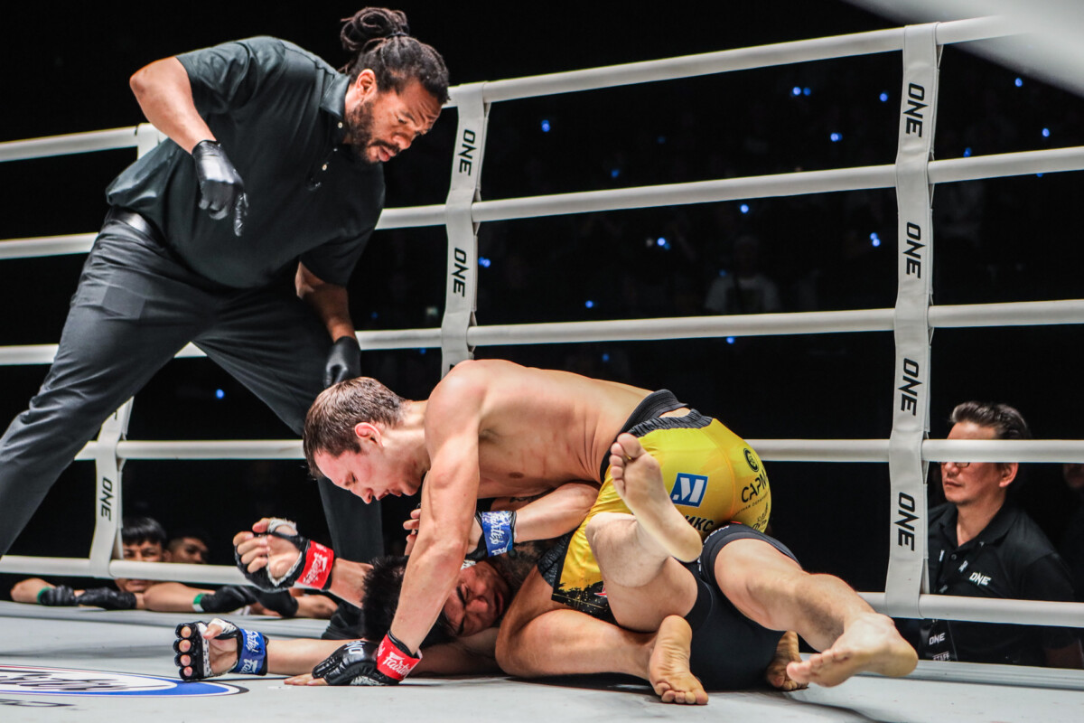 Ilja Freymanov Shinechagtga Zoltsetseg ONE Fight Night 11 48
