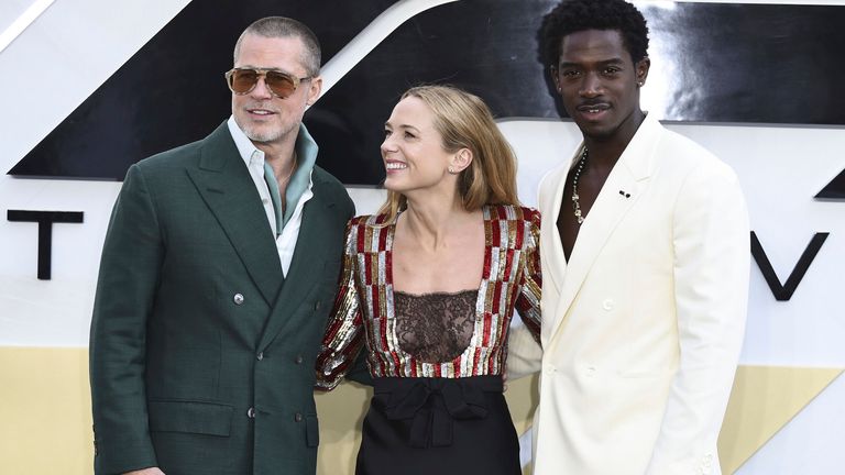 Bred Pit, Keri Kondon i Damson Idris u Londonu na evropskoj premijeri filma F1