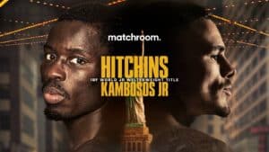 Hitchins vs Kambosos Jr poster