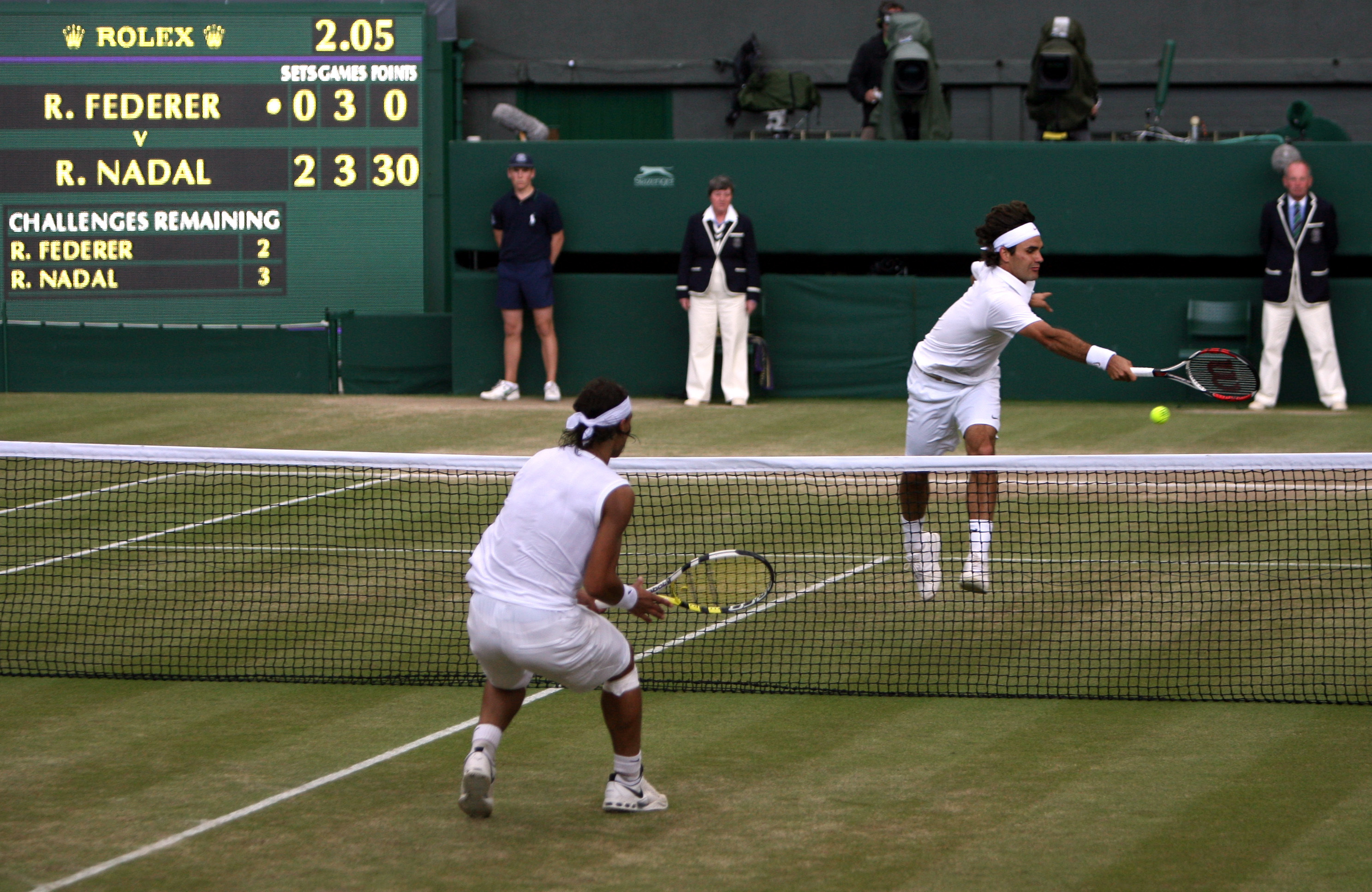 Federer i Nadal, na Vimbldonu 2008. godine