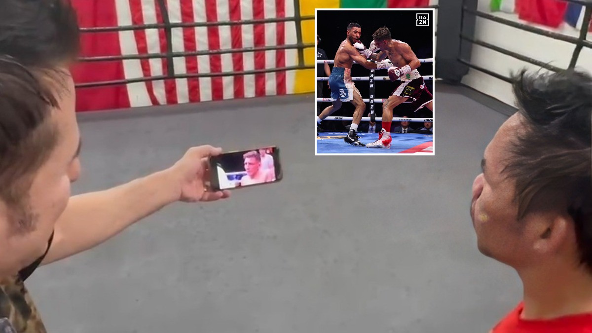 manny pacquiao watches Rodriguez