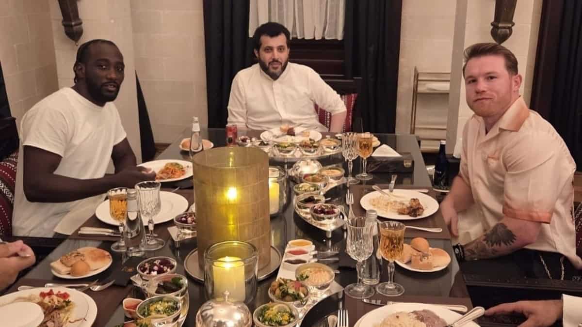 Canelo vs Crawford meal