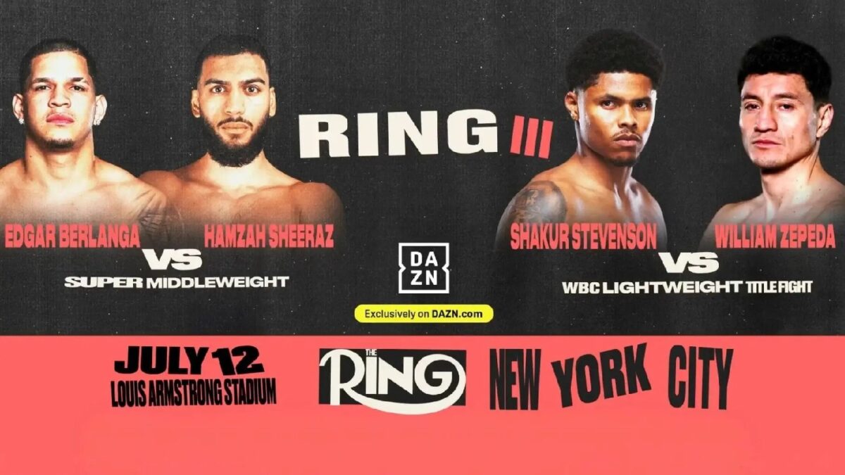 Stevenson vs Zepeda Berlanga vs Sheeraz