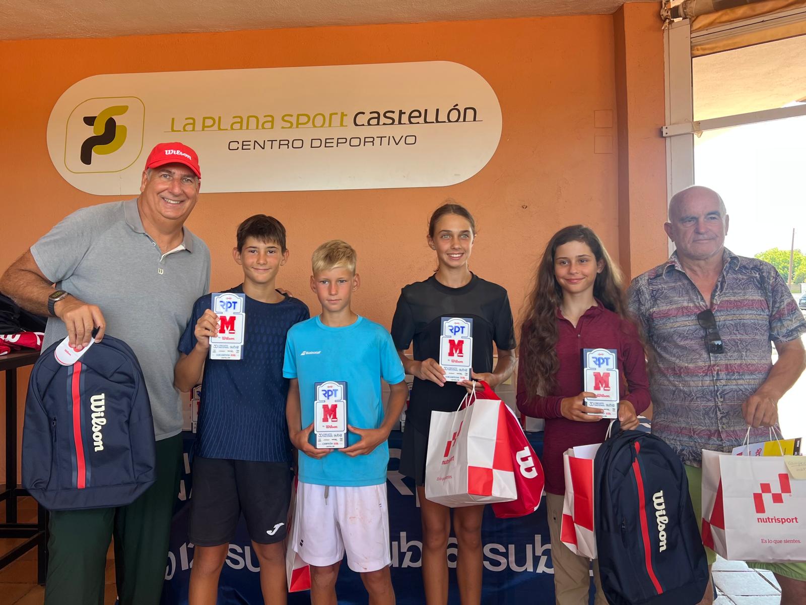 U12 šampioni i finalisti - Alevin u La Plana Sport Castellon del RPT - Marca by Wilson