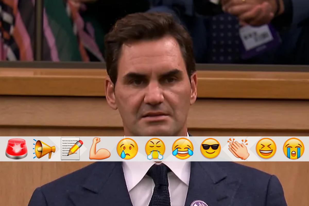 Federerovo lice pre povrede Dimitrova ... To je bilo svačije lice