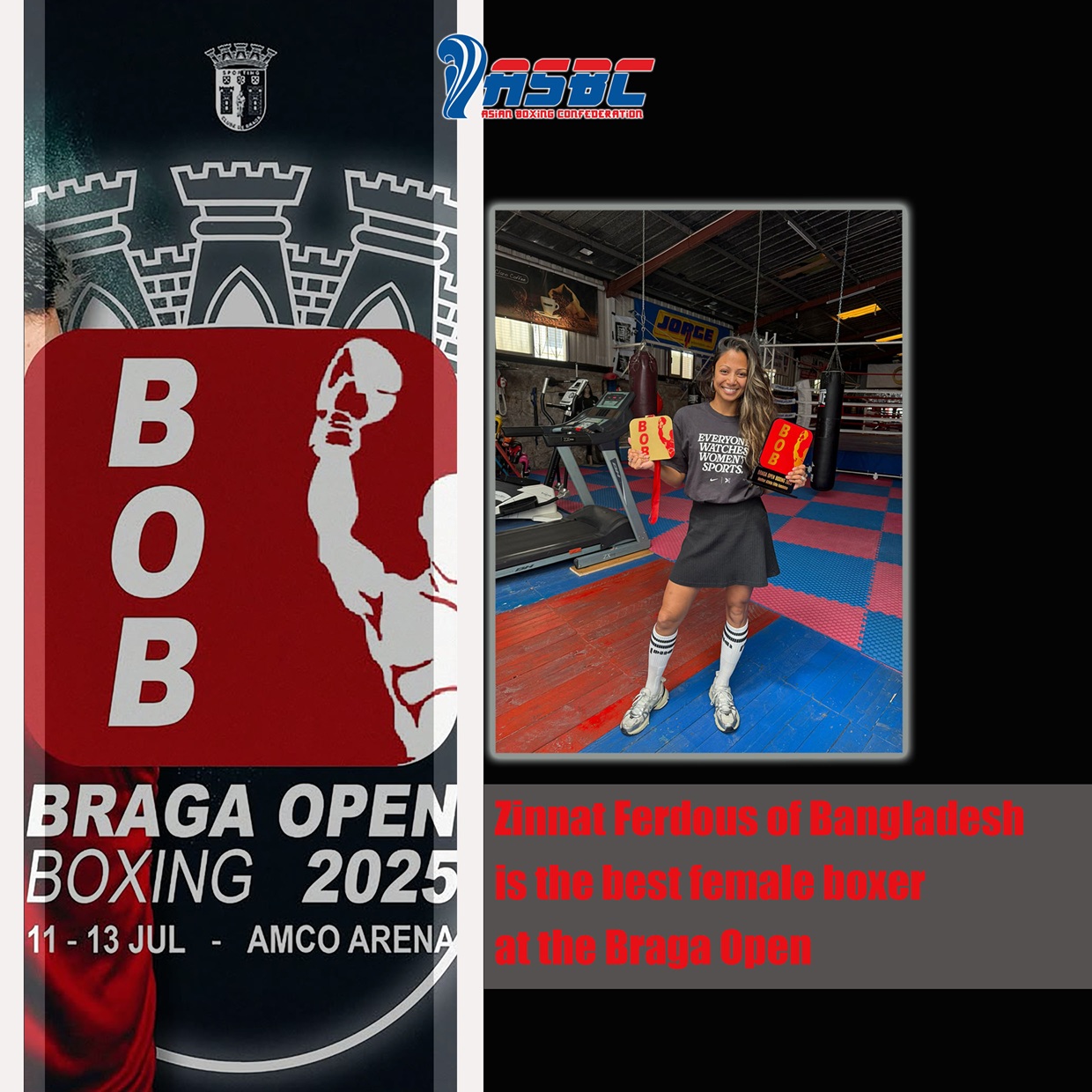 Zinnat Ferdous iz Bangladeša je najbolja bokserka na Braga Openu
