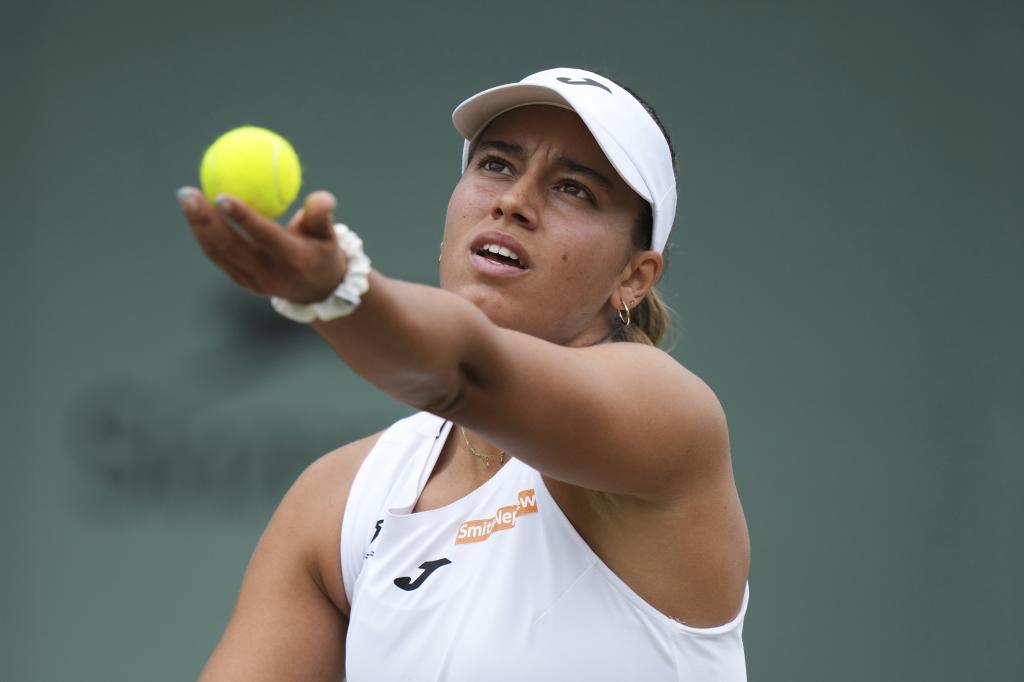 Jessica Bouzas Maneiro. AP Photo/Alastair Grant