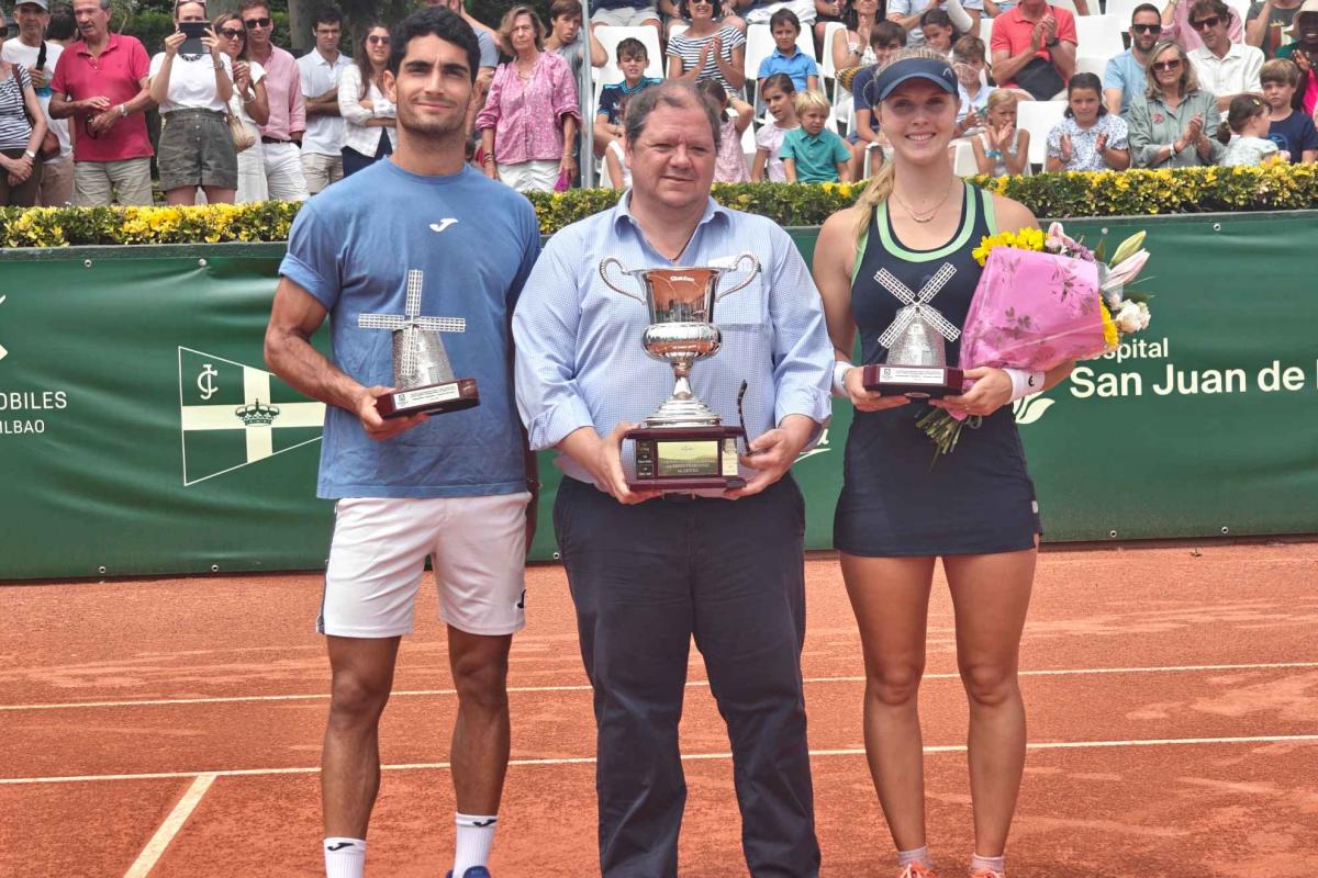 Miguel Damas i Sophie Steur vladaju u Getku i zatvaraju teniski krug u Vizcaia
