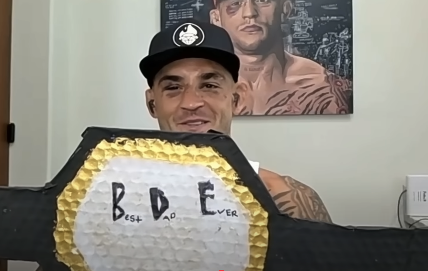 Poirier dobija prilagođeni pojas od svoje ćerke nakon konačnog UFC nastupa
