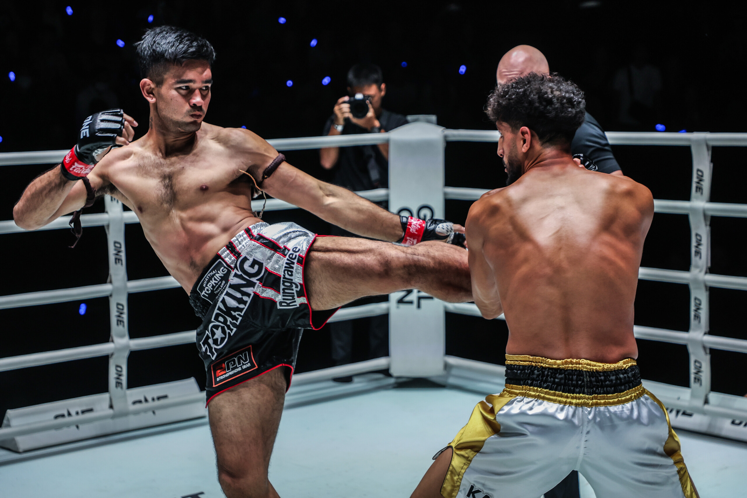 Muay Thai fighters Rungrawee Sitsongpeenong and Youssef Assouik