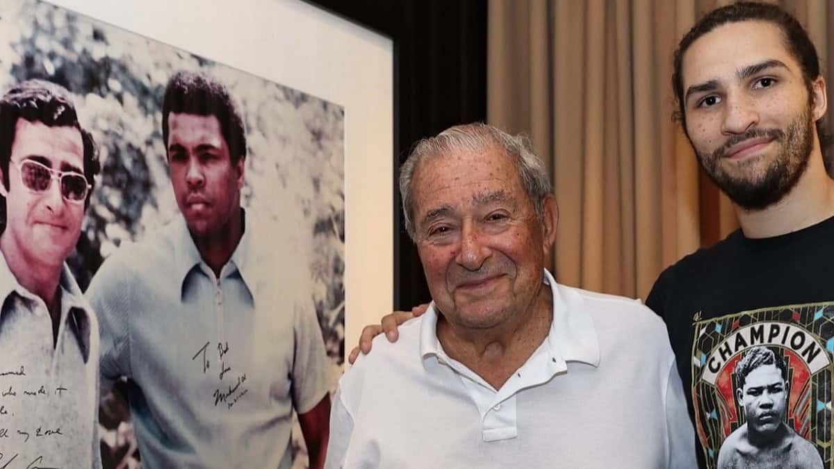 Bob Arum and Nico Ali Walsh at Muhammad Ali picture