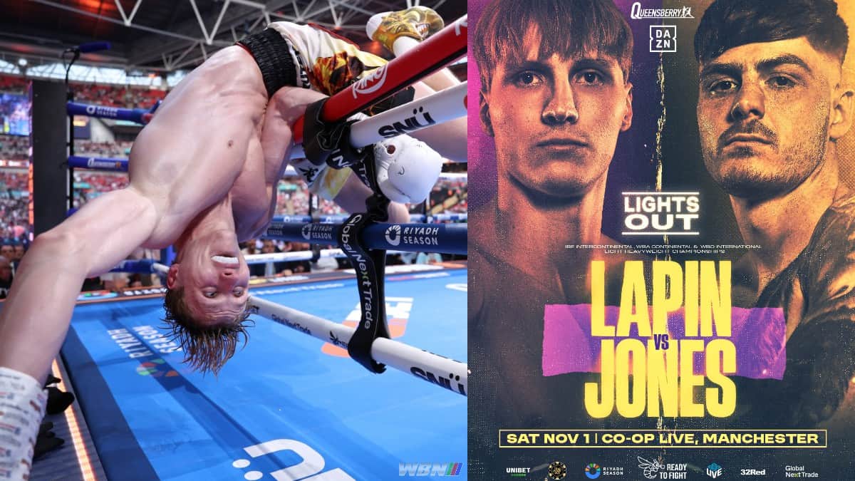 Daniel Lapin returns in the UK on November 1 after his viral moment at Wembley