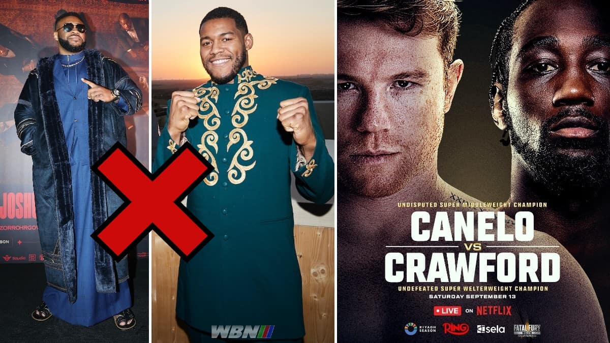 Miller vs Hunter Canelo vs Crawford off