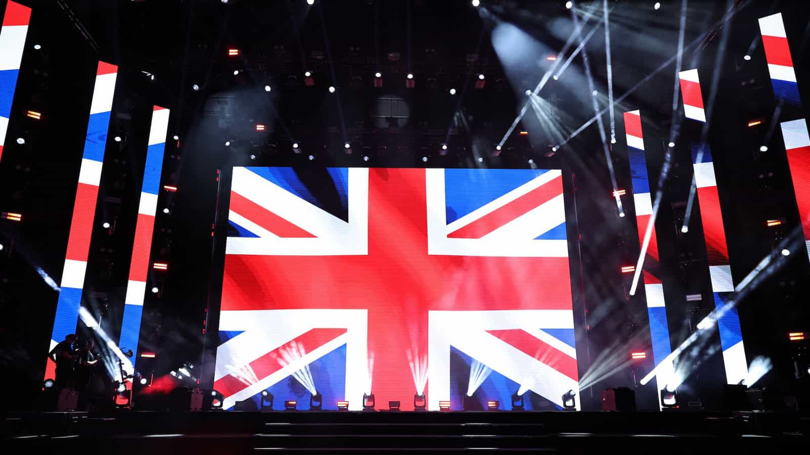 British flag at Itauma vs Whyte