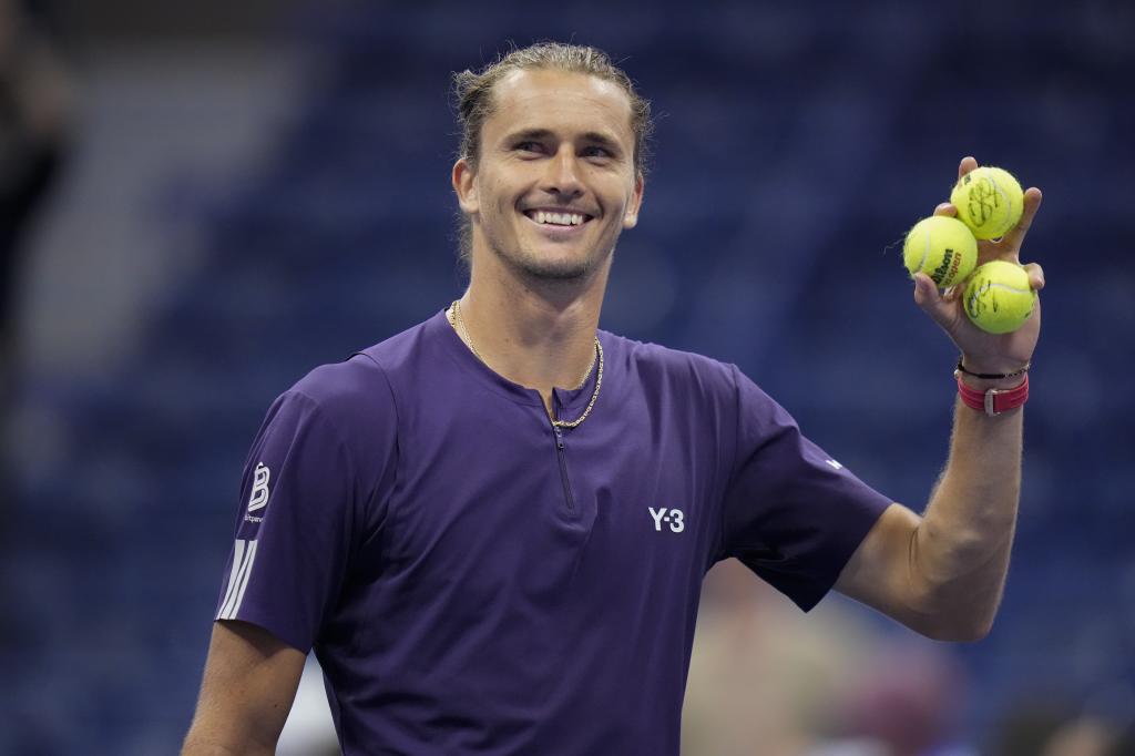 Aleksandar Zverev. (AP Photo/Frank Franklin II)