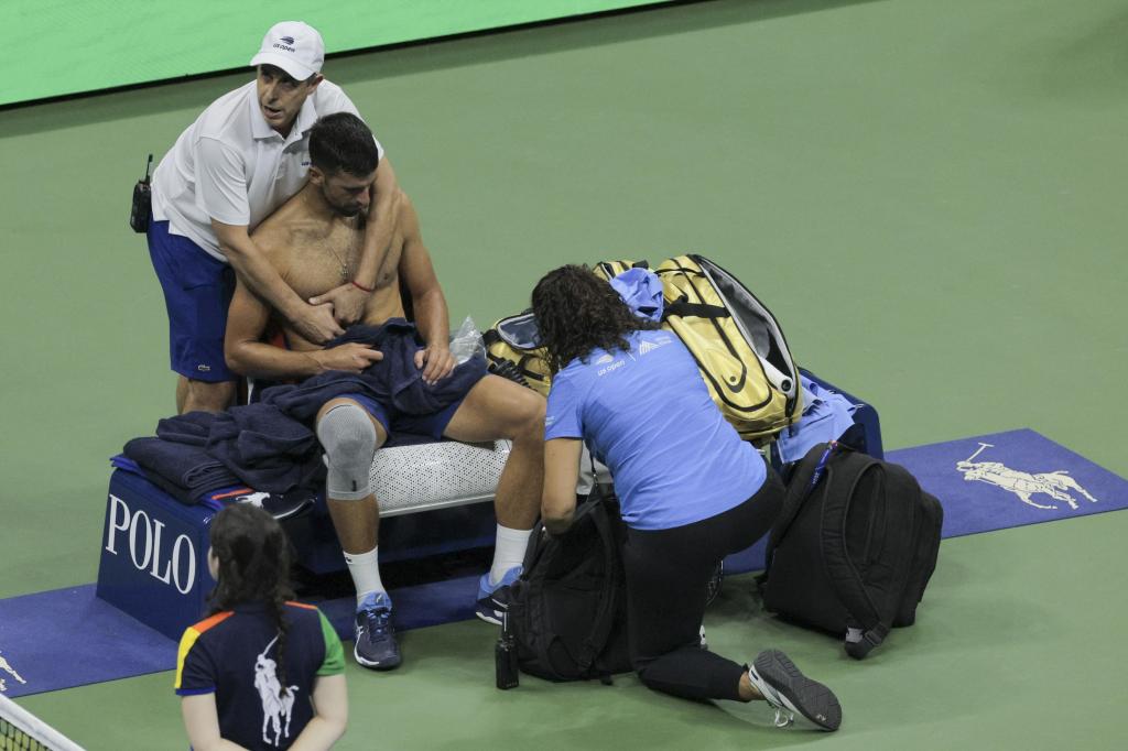 Novak Đoković tokom 2024 Otvoreno prvenstvo. EFE/EPA/CJ GUNTHER