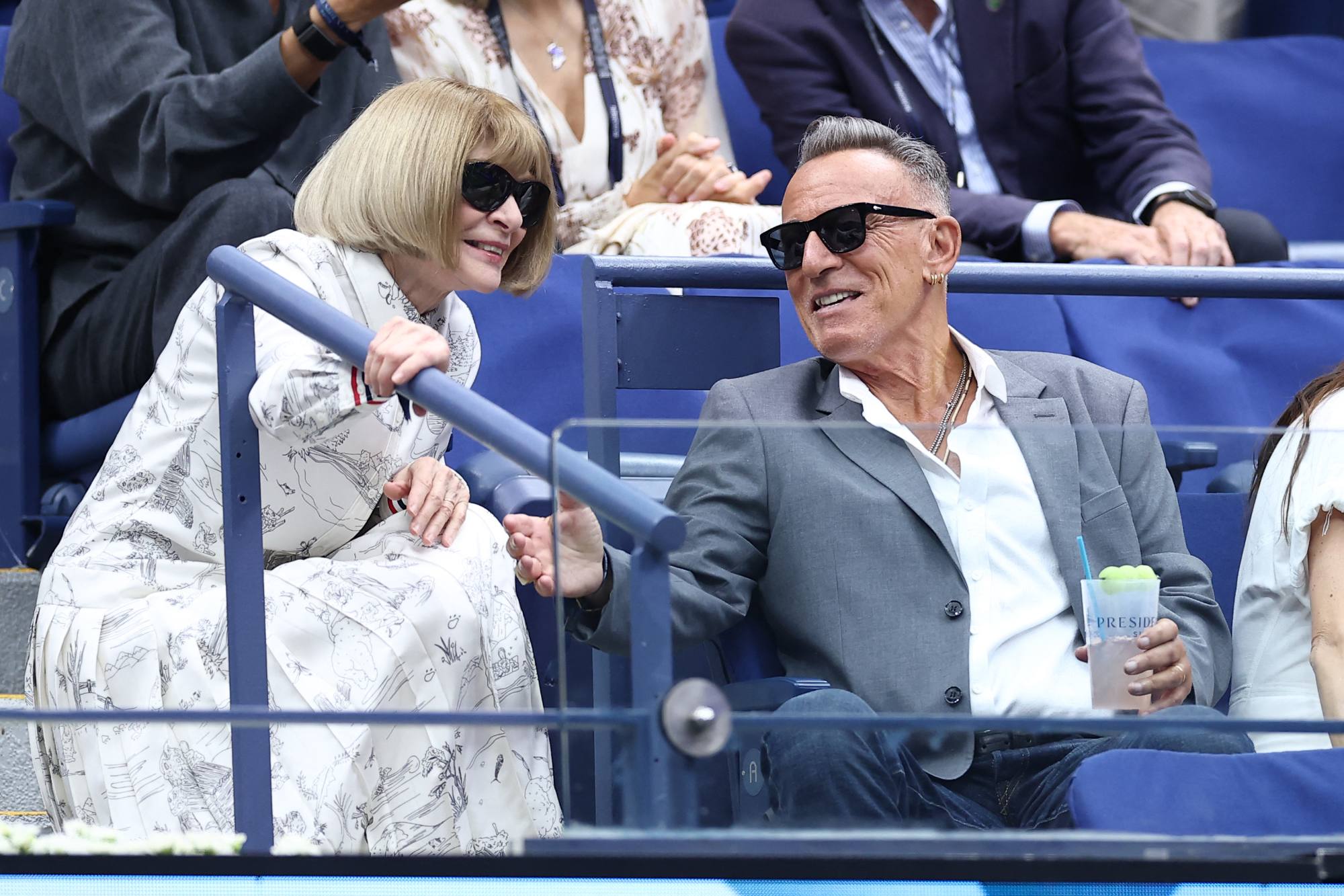 FOTOGRAFIJE: Šef, predsednik i zvezde na Karlosu Alkarazu i Jannik Sinner's US Open finalu