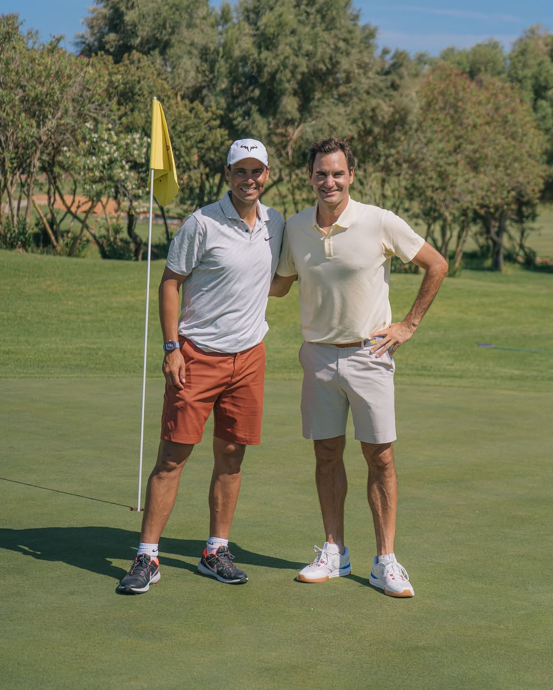 Rafa Nadal i Rodžer Federer na Pula Golf (Majorka)
