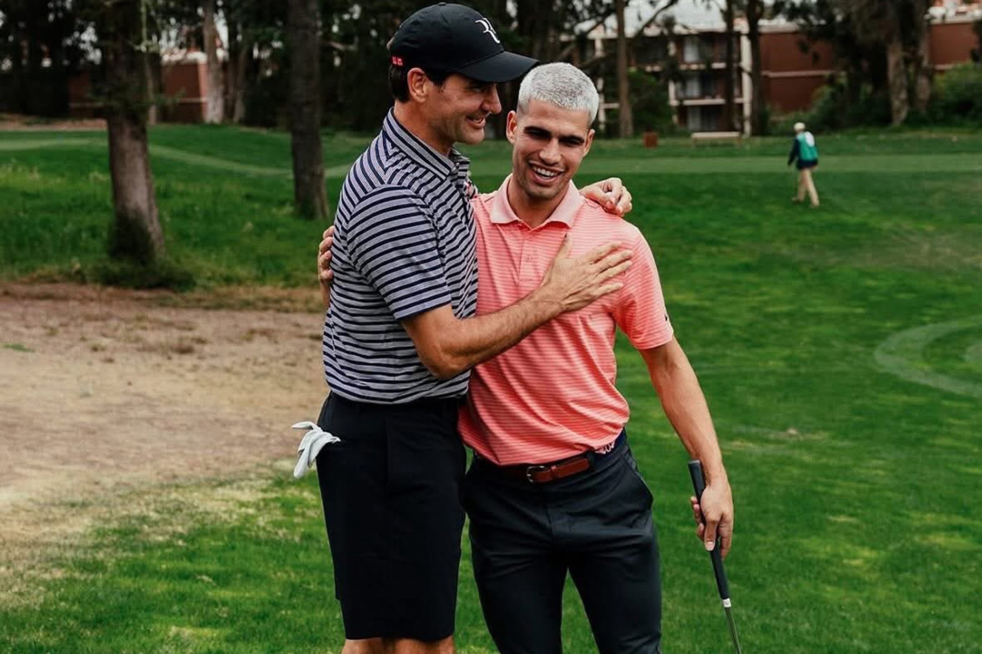 Federer i Alkaraz, na golf terenu u San Francisku.