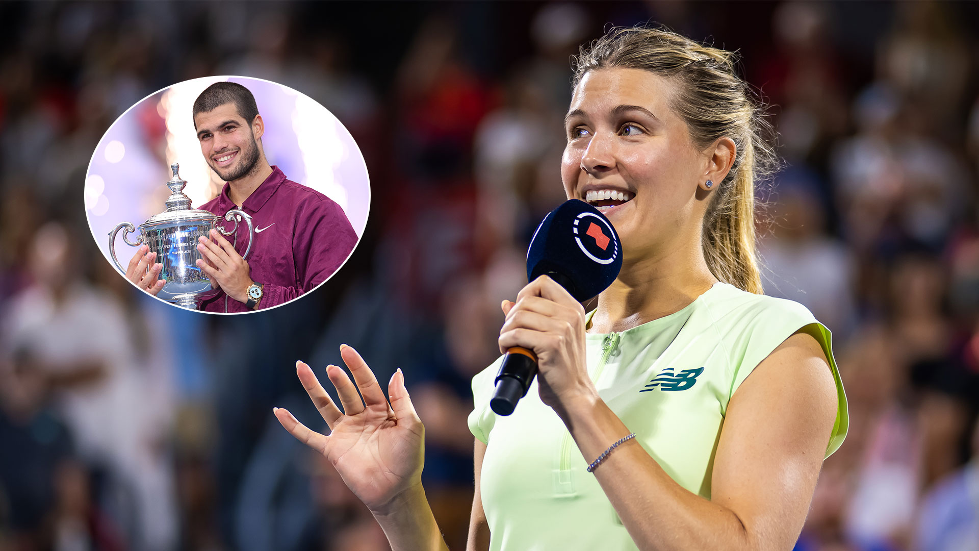 Kako Eugenie Bouchard ispravno predvideo pobedu Karlosa Alkaraza Otvoreno prvenstvo