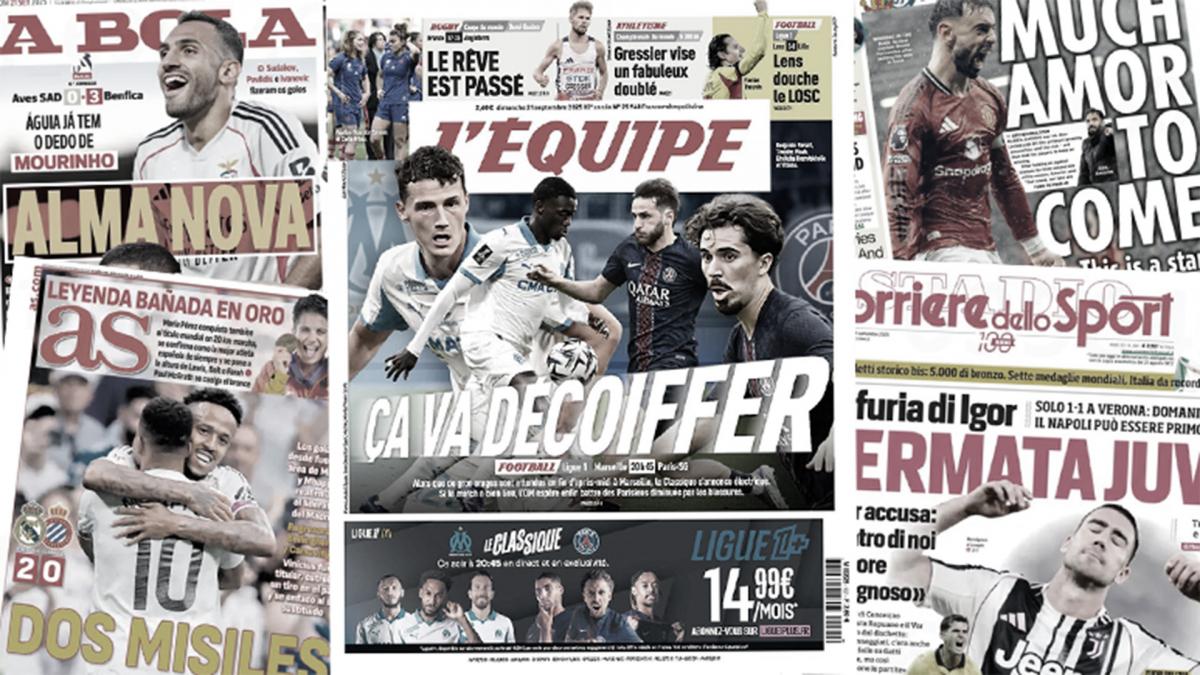 OM-PSG Classic oslobađa francusku štampu, Hansi Flick je kopanje u Real Madridu preko Ballon d'Or