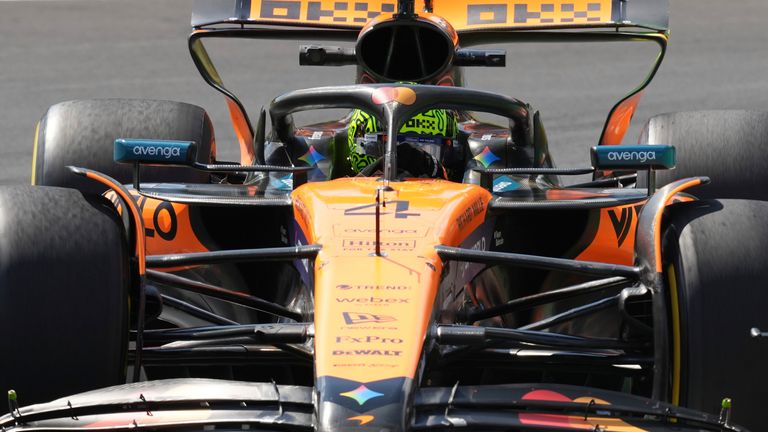 Lando Norris u akciji na Velikoj nagradi Italije 2025