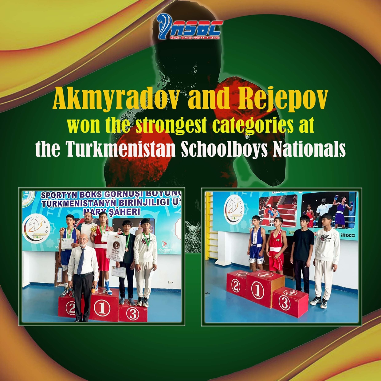 Mejlis Akmiradov i Arslan Rejepov osvojili su najjače kategorije na državnom prvenstvu u turkmenistanskim školarcima