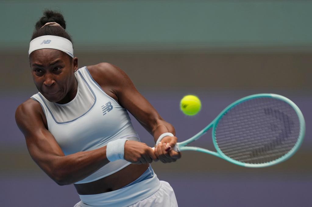 Coco Gauff, tokom sastanka