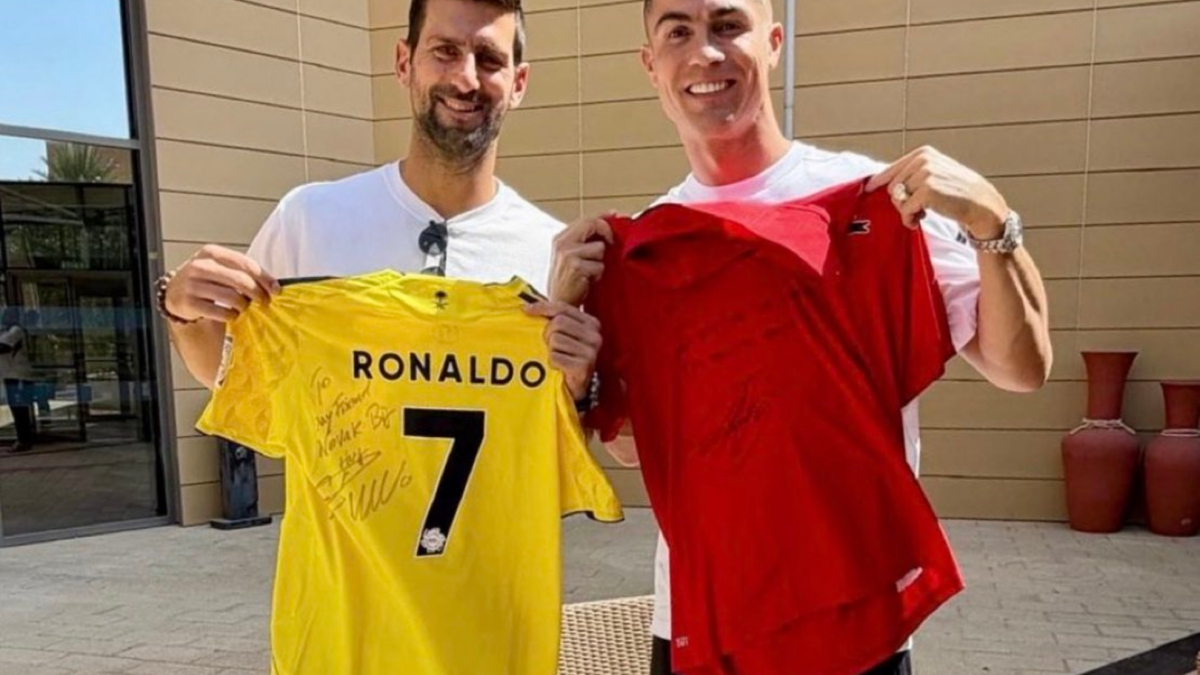 Đoković i Kristijano Ronaldo razmenili su majice u Rijadu
