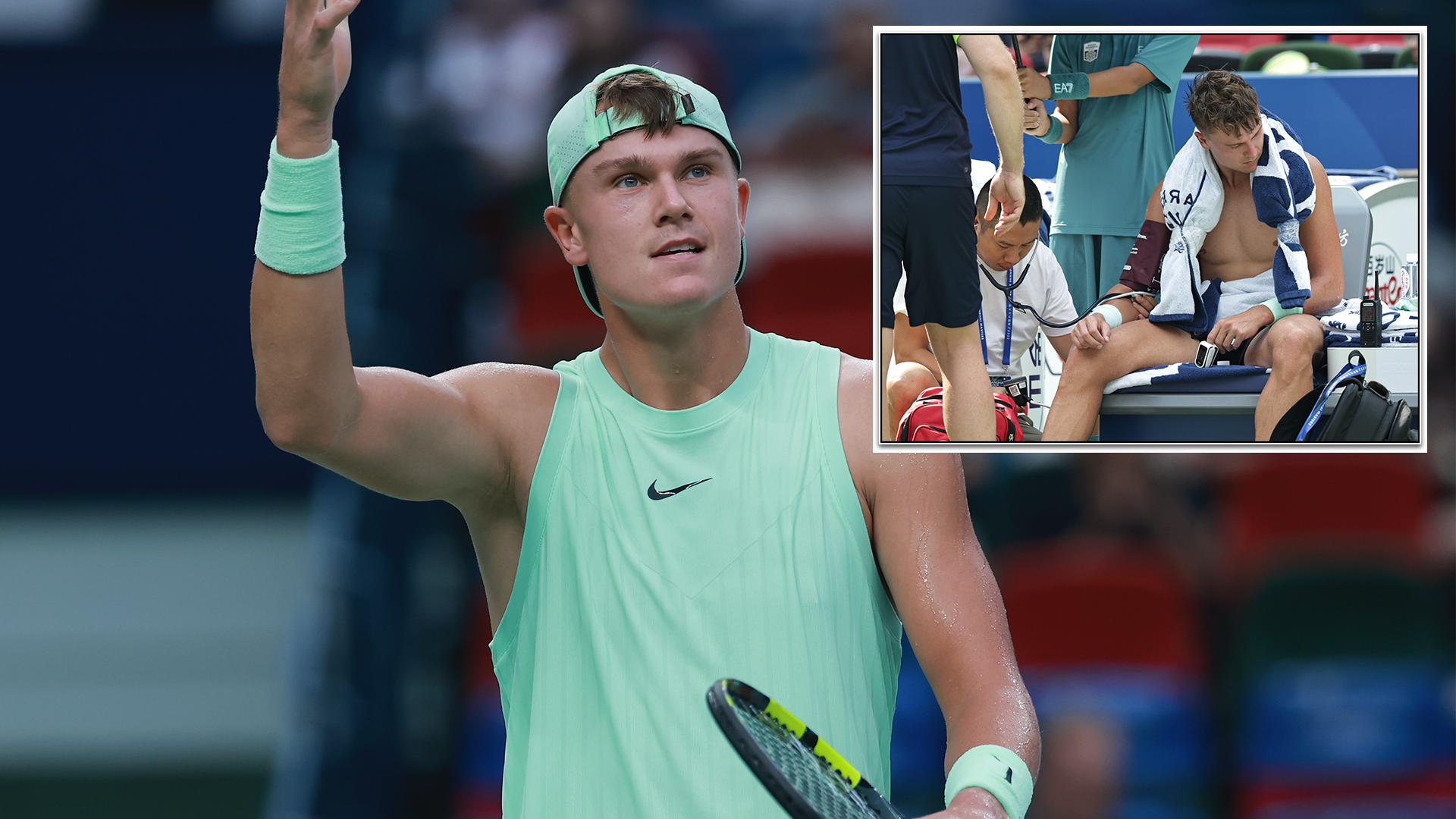 Holger Rune poziva na "grend slem toplotno pravilo" na ATP turnirima usred vlažnih uslova u Šangaju