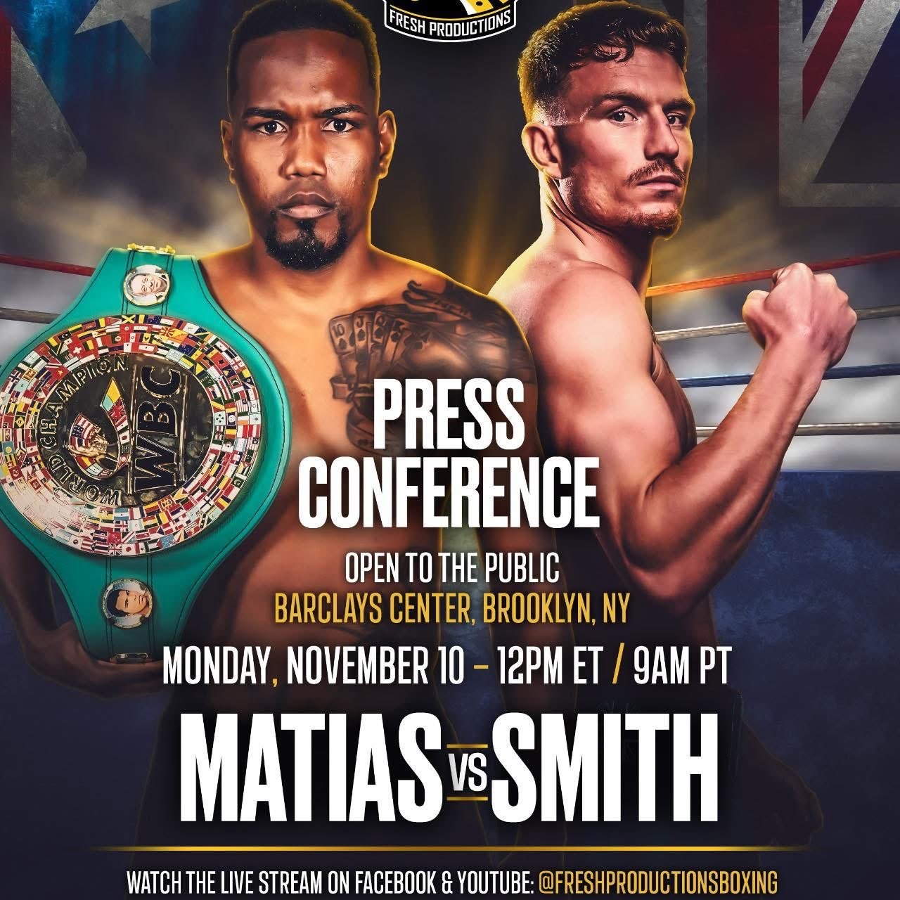 Subriel Matias vs Dalton Smith navodno zvanično za januar 10 | Loša leva kuka