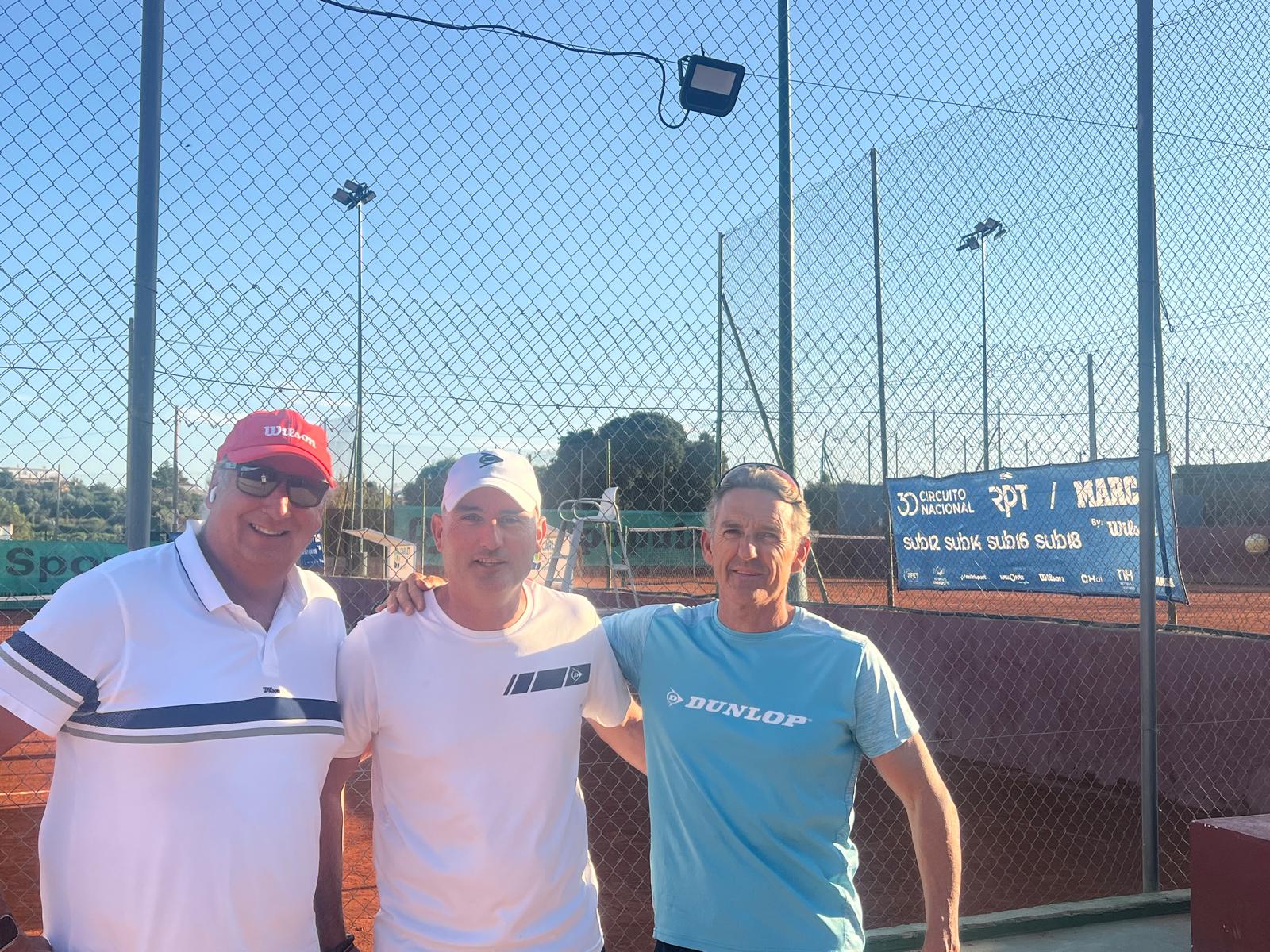Jose Luis Sanz, Oscar Garcia i Luis Mediero u U16 i U18 CT Carlet Circuito RPT - Marca by Wilson