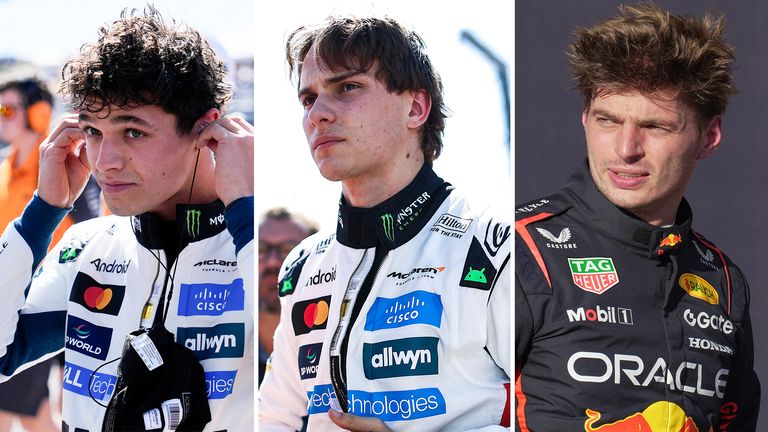 Lando Noris, Oskar Pjastri i Maks Verstapen