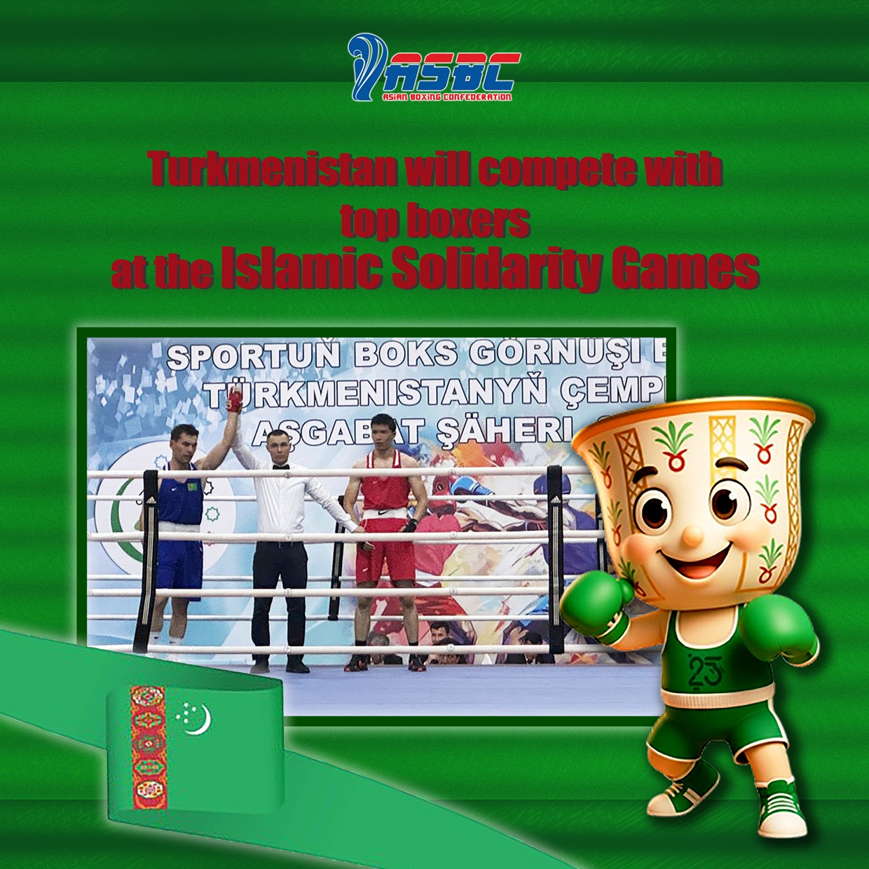 Turkmenistan će se takmičiti sa vrhunskim bokserima na Islamskim igrama solidarnosti