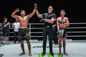 Avazbek Kholmirzaev Willie van Rooyen ONE Fight Night 37 12