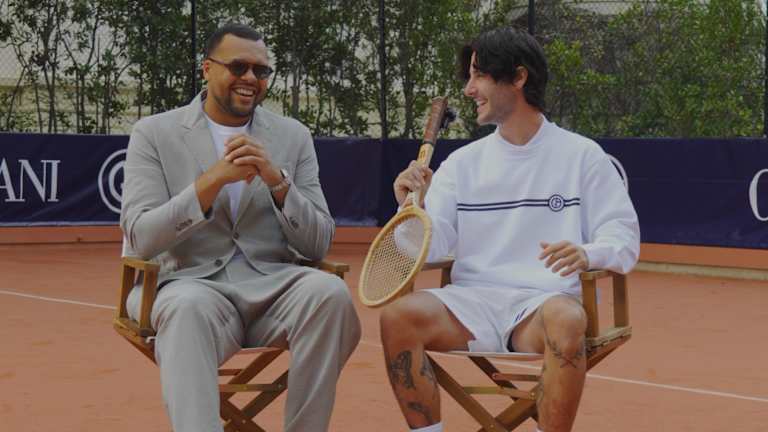 Ben sa Jo-Vilfried Tsonga, tokom kampanje sa Grand-Hôtel du Cap-Ferrat, A Four Seasons Hotel.