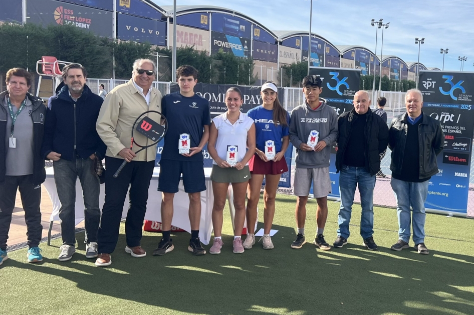 Šampioni Masters of the RPT-MARCA Ioung Promises Circuit, koji će imati pozivnicu za špansko prvenstvo.
