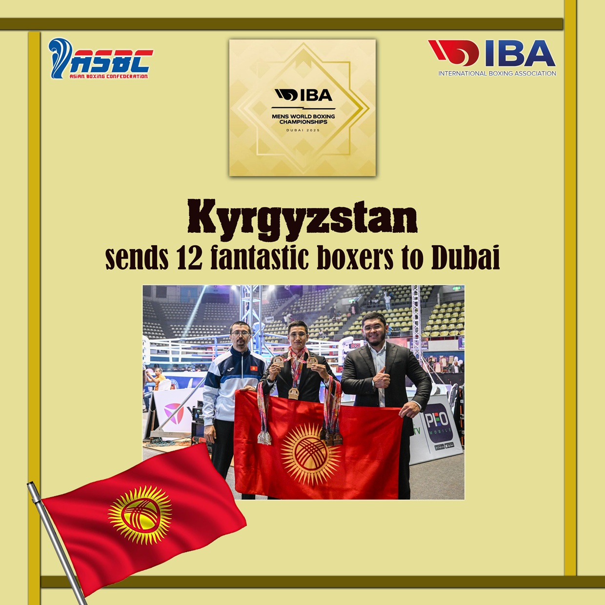 Kirgistan šalje 12 fantastičnih boksera u Dubai