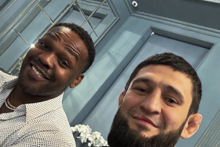 Jon Jones i Khamzat Chimaev uočili su grappling