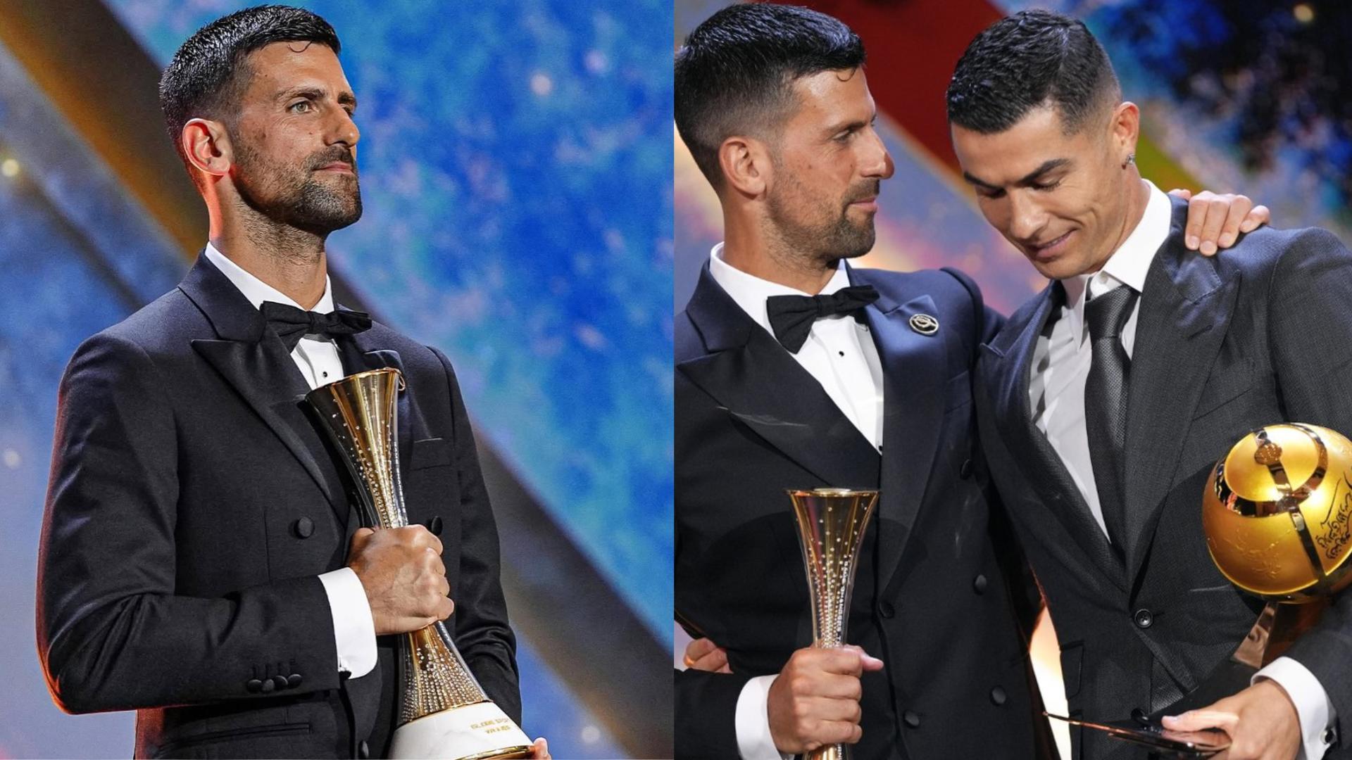 Kristijano Ronaldo hvali Novaka Đokovića na Globe Soccer Avards