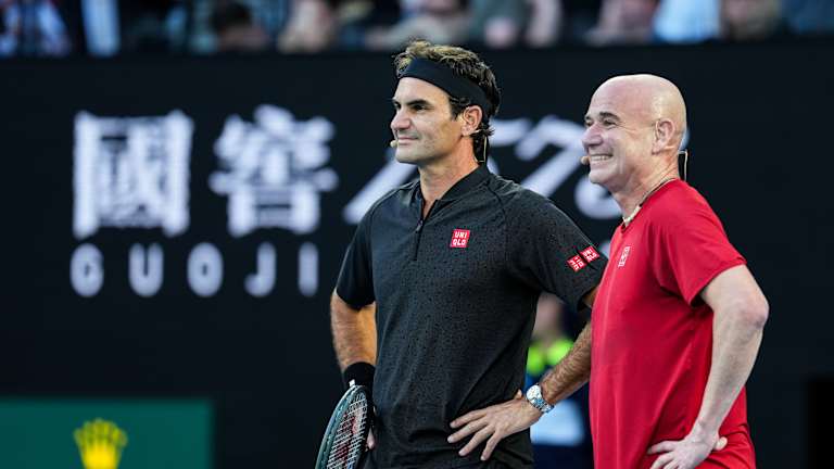 Agasi je pobedio u prva tri susreta ovog para, pre nego što je Federer pobegao sa poslednjih osam.