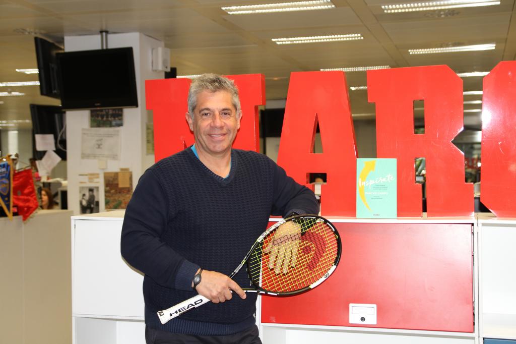 Pančo Campo, u visita a MARCA