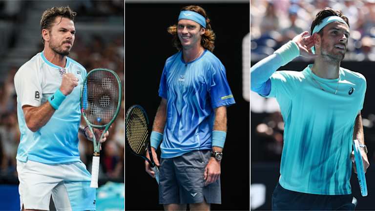 Stan Vavrinka u Ioneksu, Andrej Rubljov u K-Sviss k Rublo i Lorenco Musetti u Asics