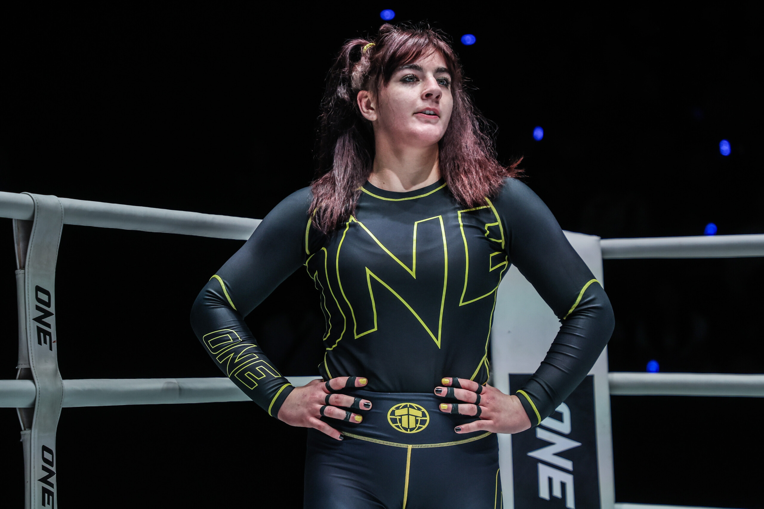 Helena Crevar stands in the ring