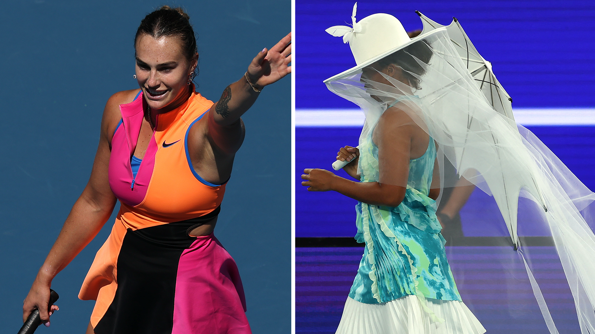 Arina Sabalenka naziva fantazijski Nike komplet Naomi Osake "savršenim uklapanjem" na Australian Openu