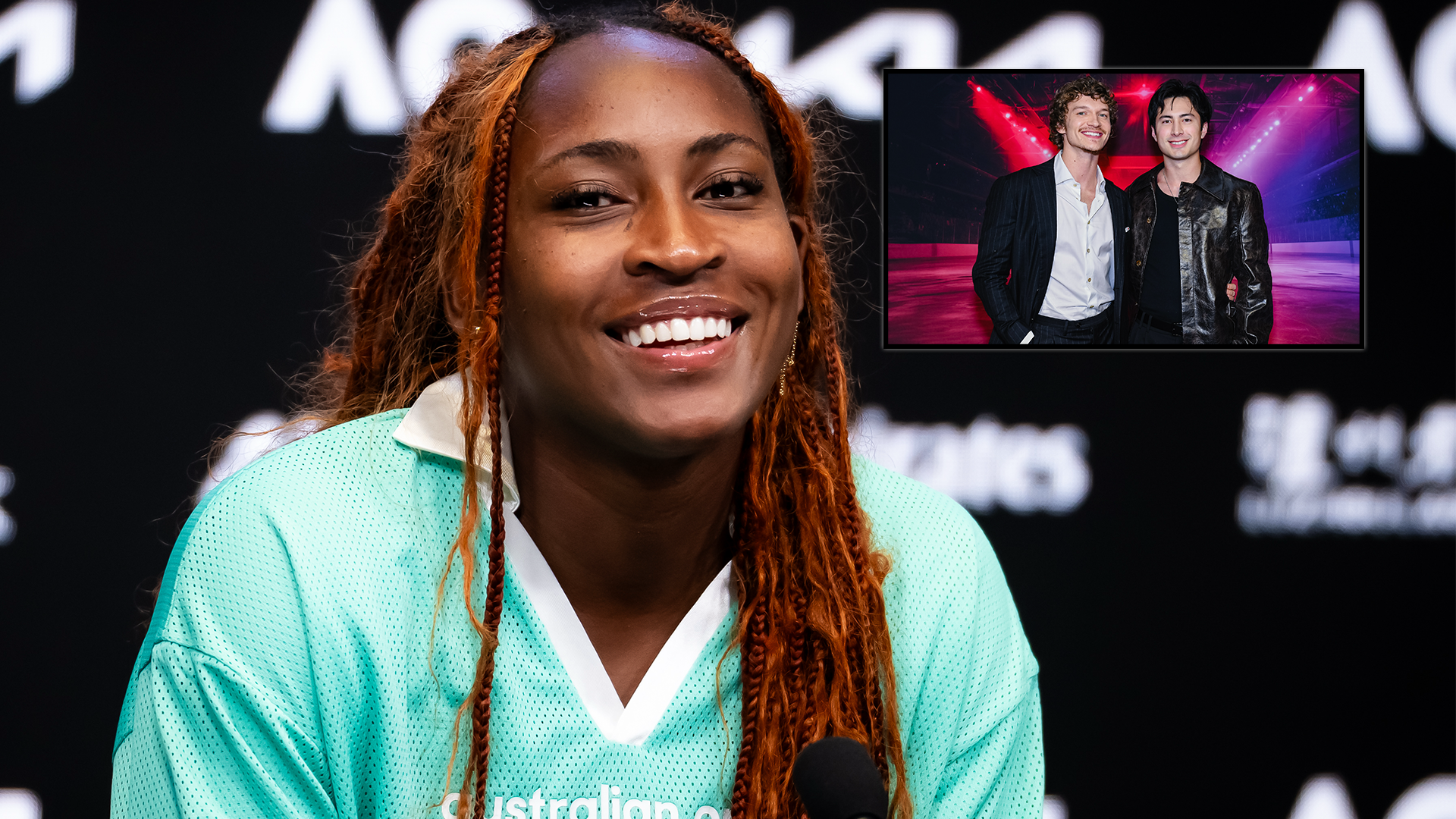 Coco Gauff je tim Ilja Rozanov nakon "Heated Rivalri" pijanke na Australian Openu