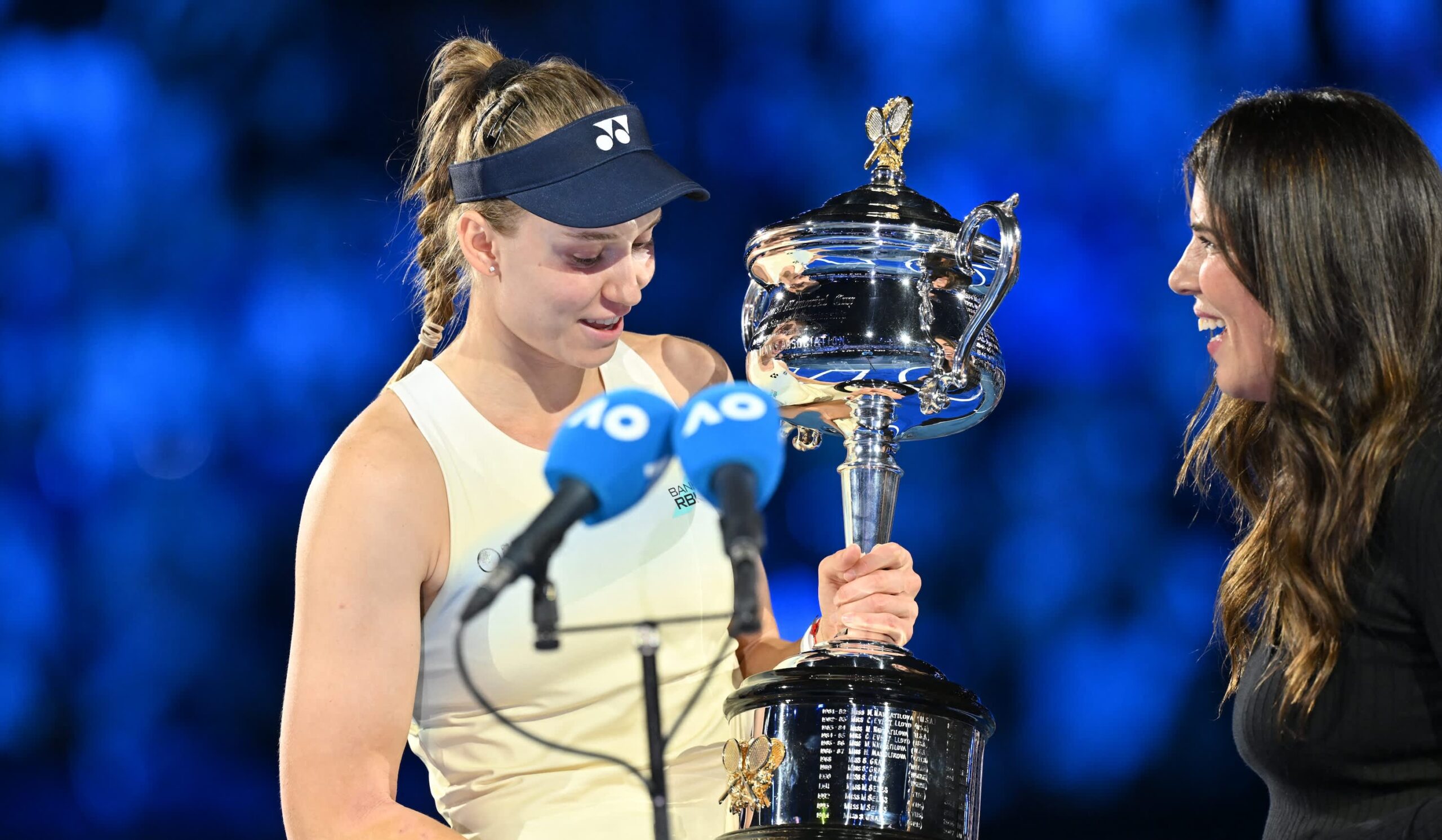 Elena Ribakina se pridružuje retkom društvu pobedivši broj 1 i broj 2 na putu do titule Otvorenog prvenstva Australije